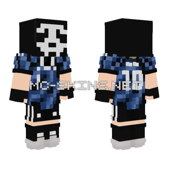 Gostargentina Football Skin Minecraft skin, front and back