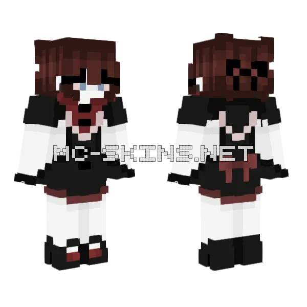 Gothic Baroque Skin Minecraft skin, front and back