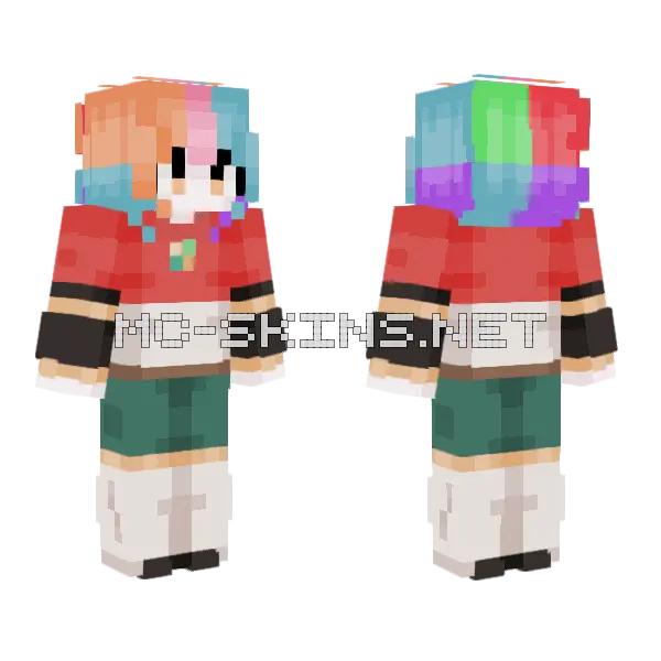 Gotoit Oc Creds Unknown Iro Minecraft skin, front and back