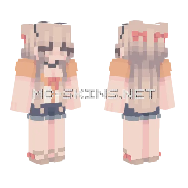 Gouranka Skin Minecraft skin, front and back
