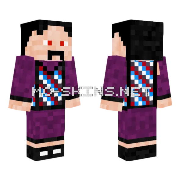 Gra Minecraft skin, front and back