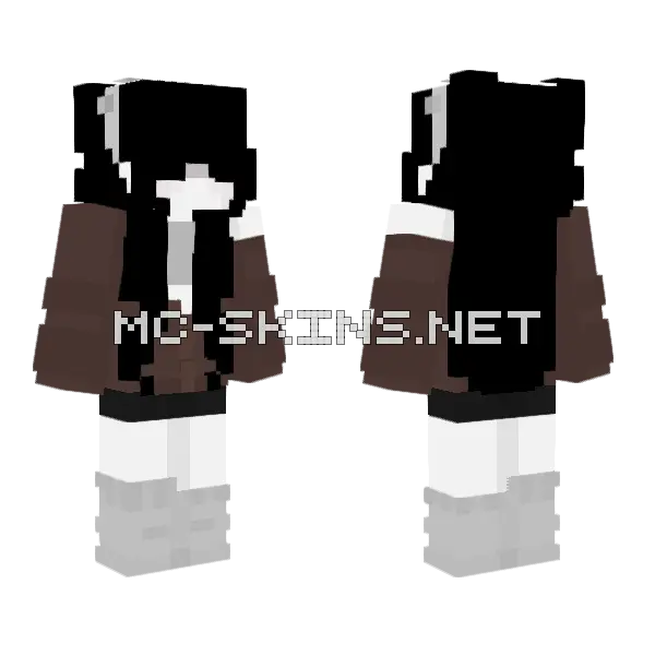 Gra Boy Minecraft skin, front and back