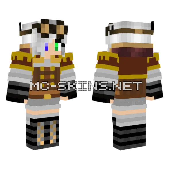 Grace – Jenny Addon Skin Minecraft skin, front and back