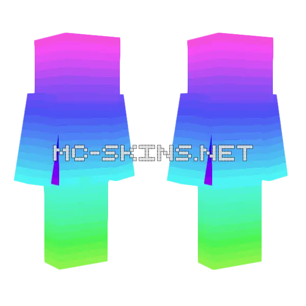 Gradient Block Figure, front and back