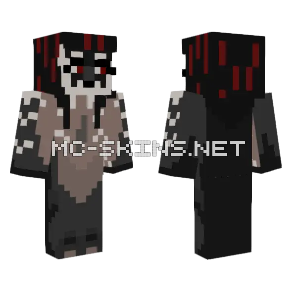 Graves Monster Skin Minecraft skin, front and back