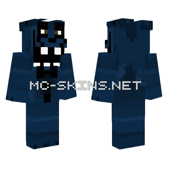 Graveyard Shift Bonnie Minecraft skin, front and back