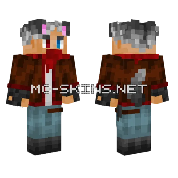 Gray Wolf Hunter, front and back