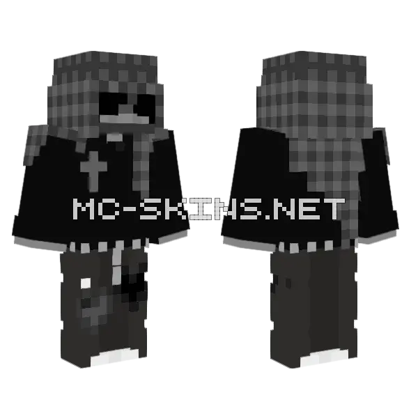 Grayscale Knight, front and back