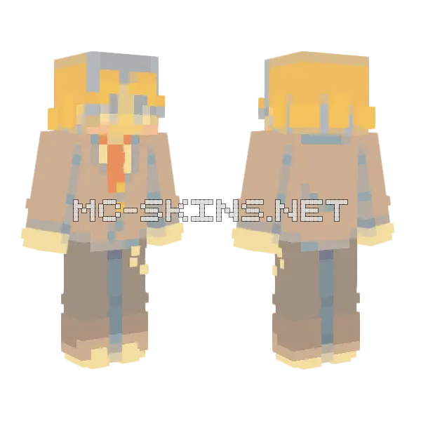 Grayson Hawthorne Minecraft skin, front and back
