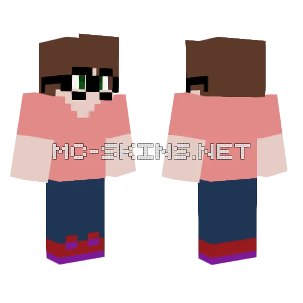 Grease Skin Minecraft skin, front and back