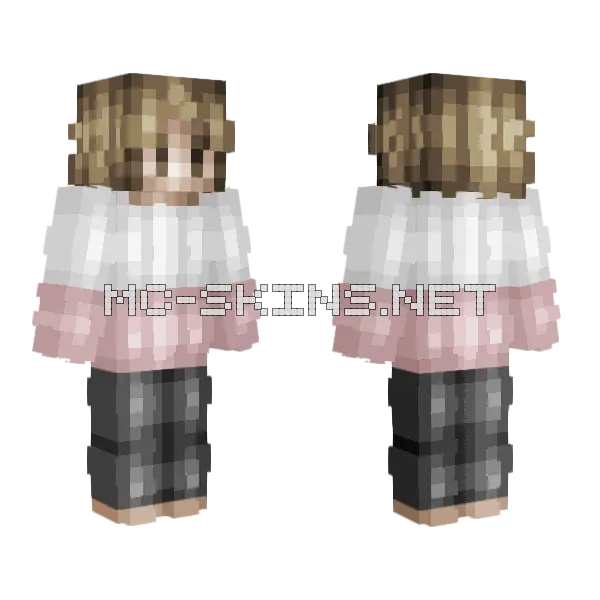 Great Aunt Michelle Minecraft skin, front and back
