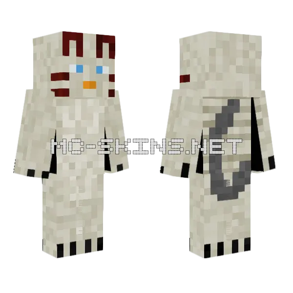 Great Cat Soundous Minecraft skin, front and back