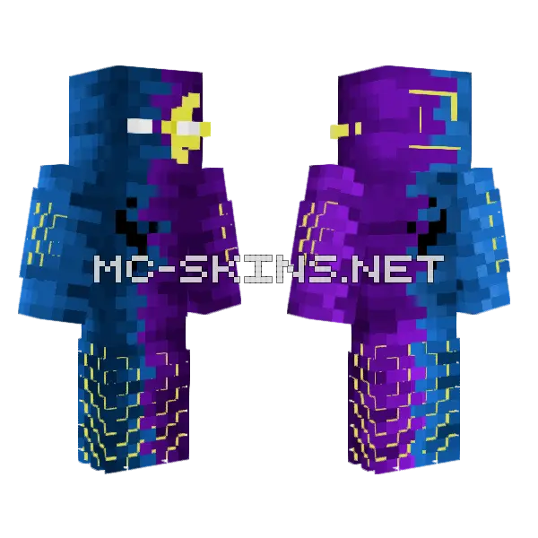 Great Gig In The Sky Minecraft skin, front and back