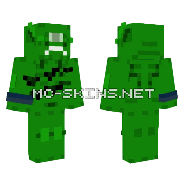 Green Camo Outfit, front and back