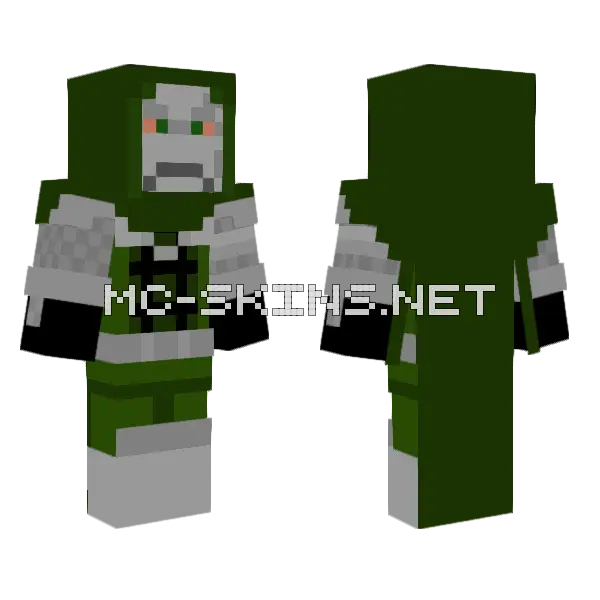 Green Camo Soldier, front and back