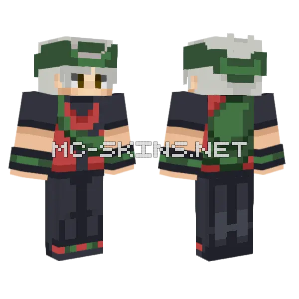 Green Camo Soldier, front and back