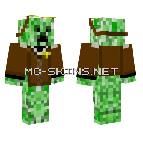 Green Creeper Suit, front and back