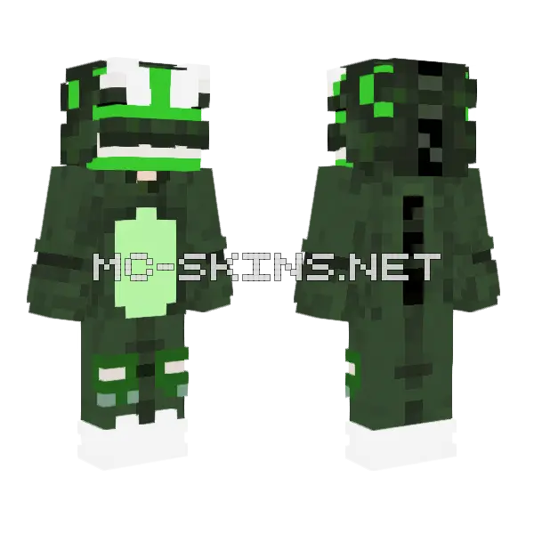 Green Creeper Suit, front and back