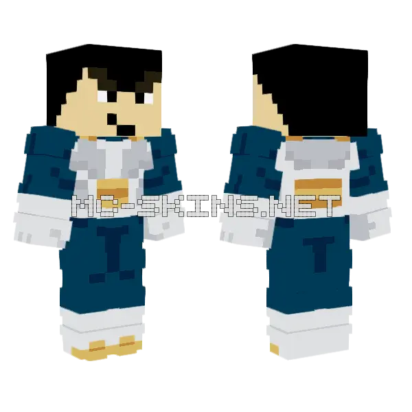 Green Crocodile Monster Minecraft skin, front and back
