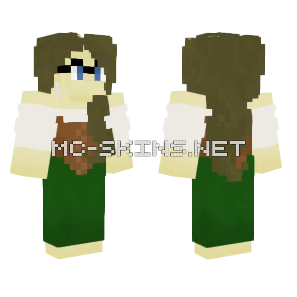 Green Forest Guardian, front and back