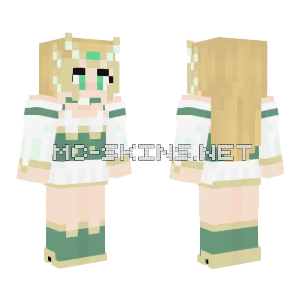 Green Forest Nymph, front and back