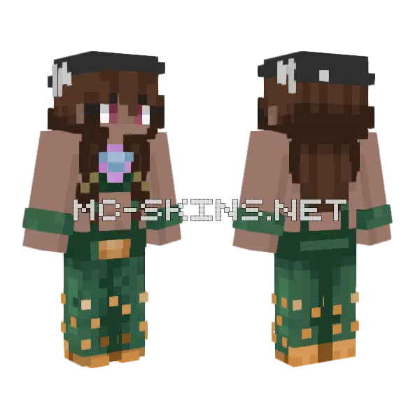 Green Forest Warrior, front and back