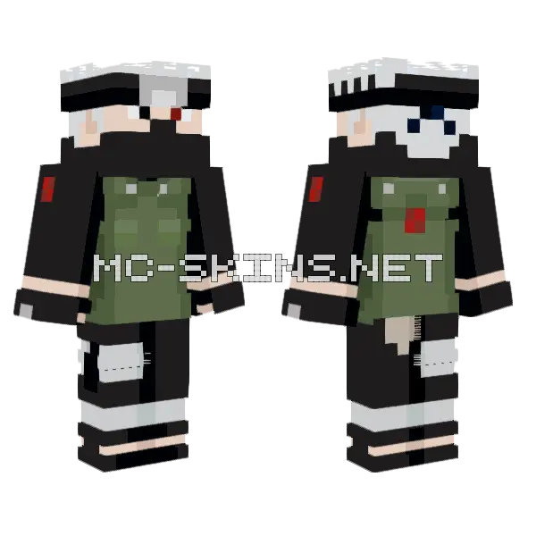Green Frog Skin Minecraft skin, front and back