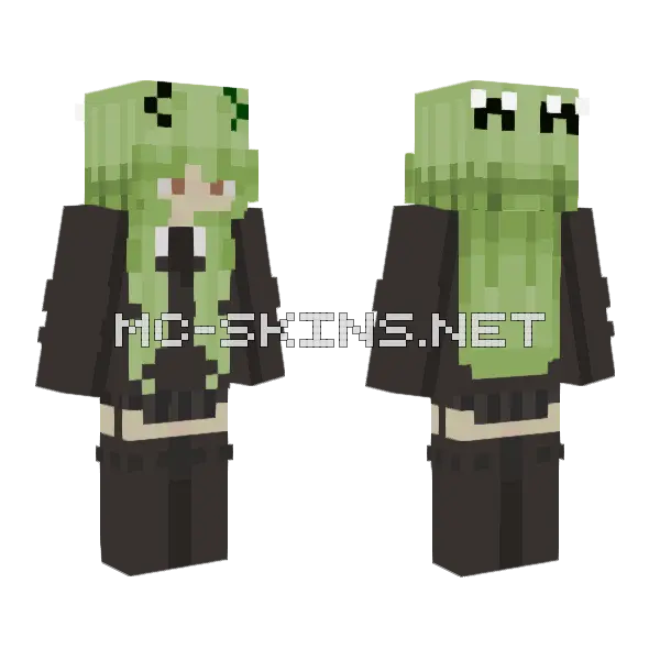 Green Froggy Boy, front and back