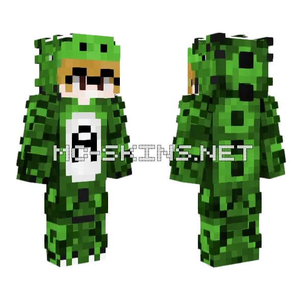 Green Froggy Boy, front and back