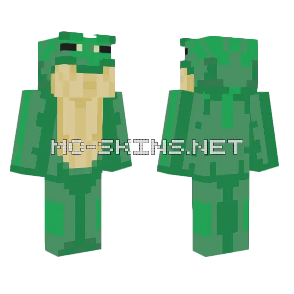 Green Froggy Buddy, front and back