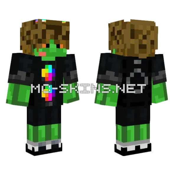 Green Froggy Outfit, front and back