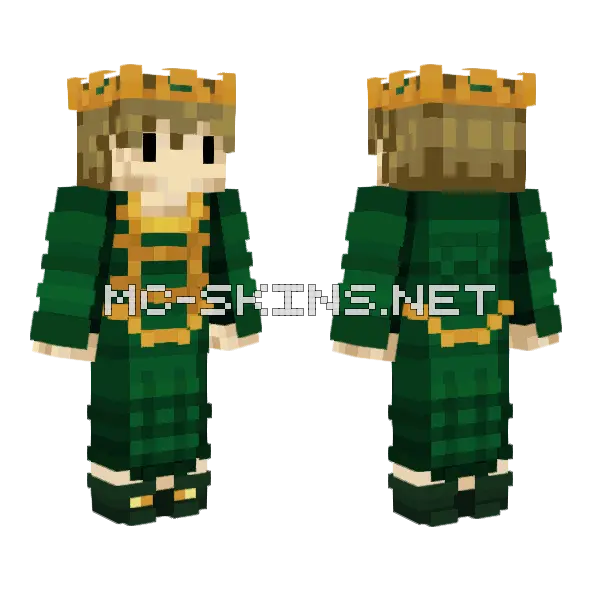 Green Goblins Mcc Minecraft skin, front and back