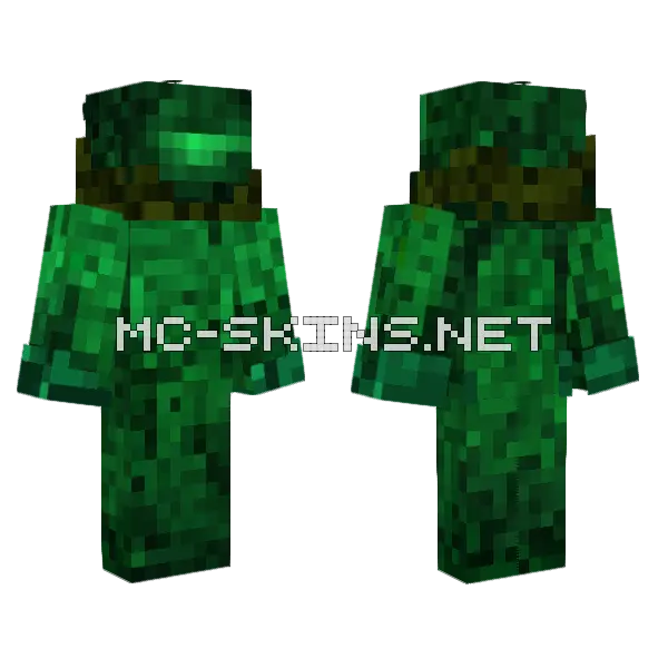 Green Space Person, front and back