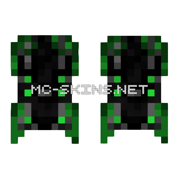 Green Studded Sentinel cape, outside and lining