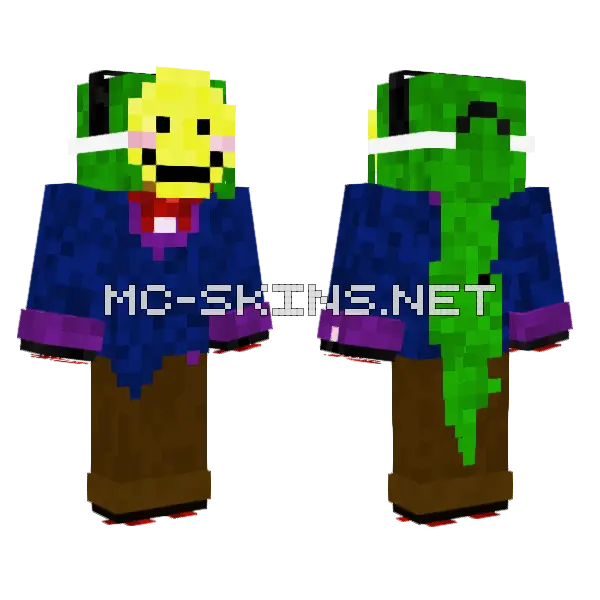 Green Zombie Suit, front and back