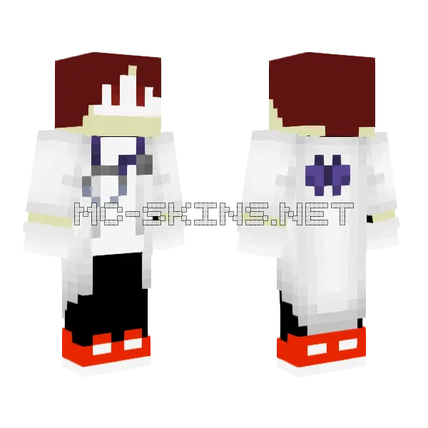 Greenio Has Been Skin Ed Minecraft skin, front and back
