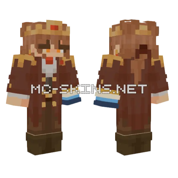 Greerkings Minecraft skin, front and back