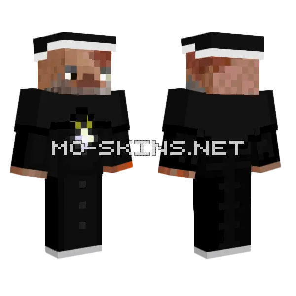 Gregrey Minecraft skin, front and back