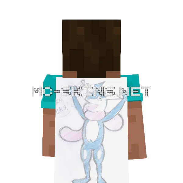 Greninja cape, outside and lining
