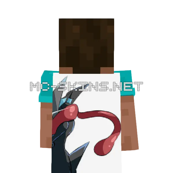 Greninja Shiny cape, outside and lining