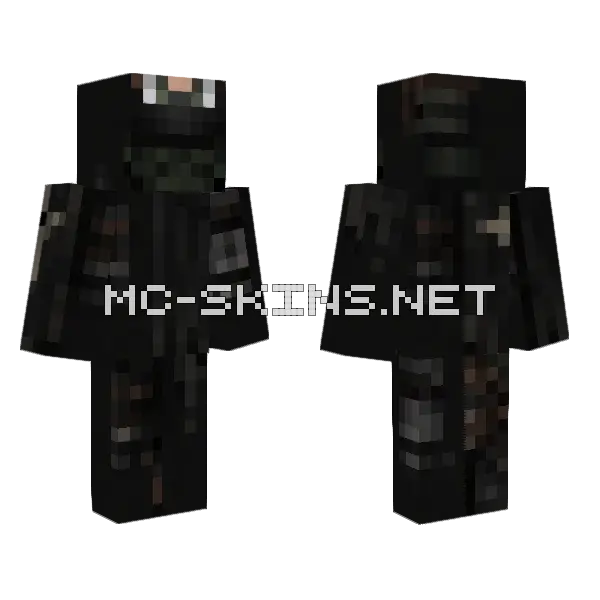 Grenzi Minecraft skin, front and back