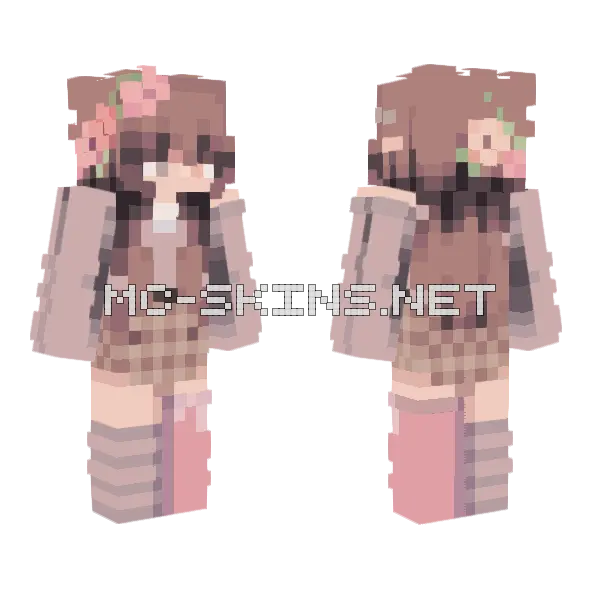 Gretel RCE Minecraft skin, front and back