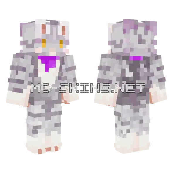 Grey Cat Creature, front and back