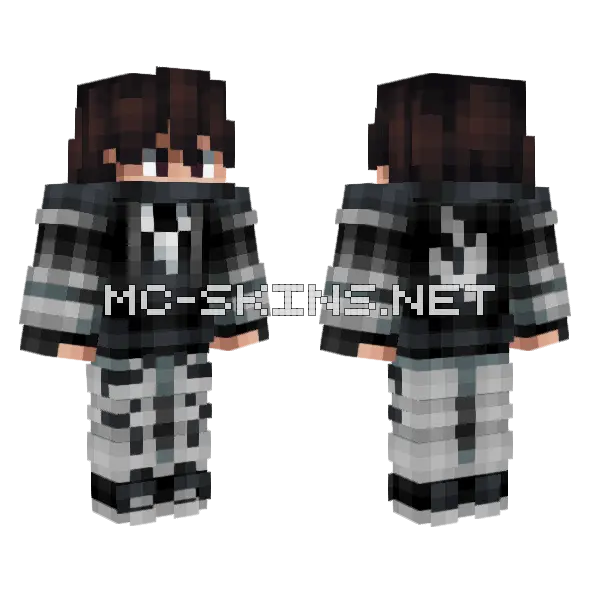 Zeph Hoodie Outfit, front and back