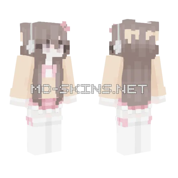 Grgefa Girl Minecraft skin, front and back