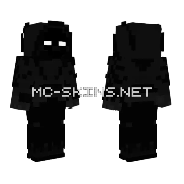 Grim Reaper Minecraft skin, front and back
