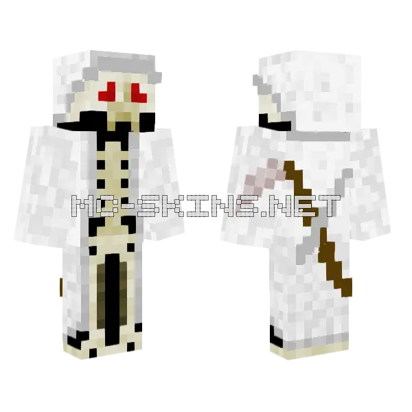 Grim Skin Minecraft skin, front and back