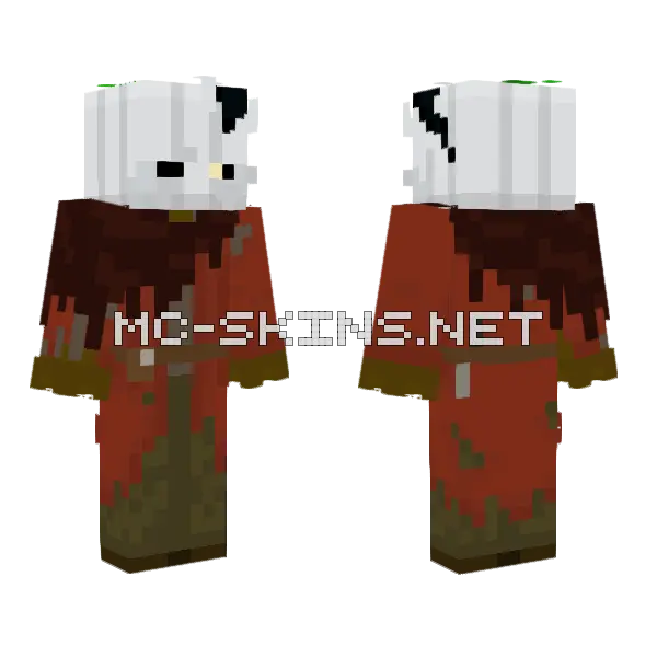 Grimm The Old Sign Minecraft skin, front and back