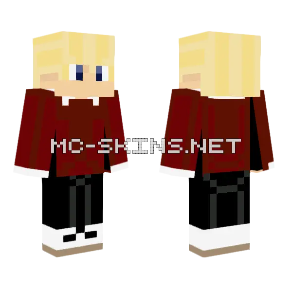 Gringo Timido Minecraft skin, front and back