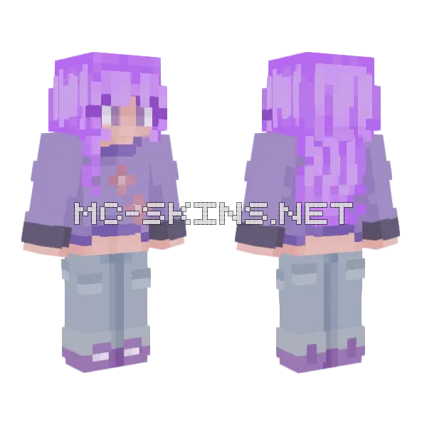 Growing RC Minecraft skin, front and back